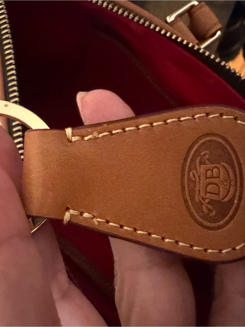 Dooney & Bourke Dark Green Florentine Leather Satchel - Picture 8 of 8